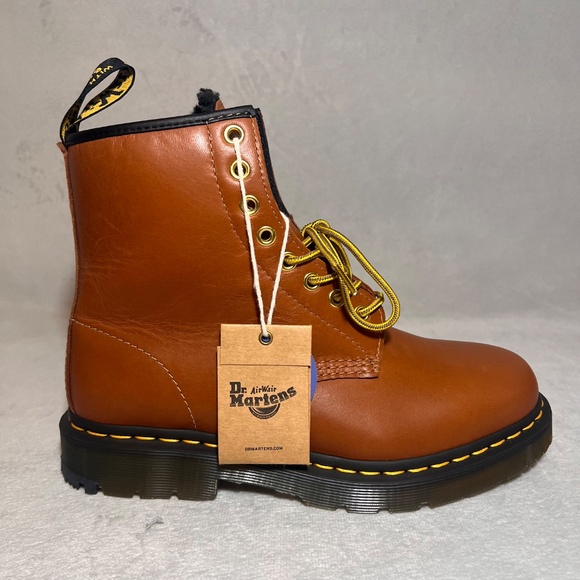 Dr Martens Rewair 1460 WINTERGRIP LEATHER Lace Up Boots Brown Size 7M/8W Unisex - Picture 7 of 12